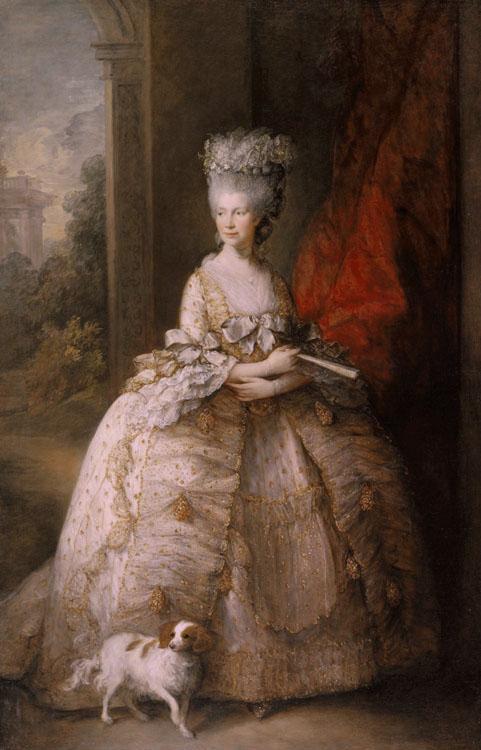 Thomas Gainsborough Queen Charlotte (mk25) Sweden oil painting art